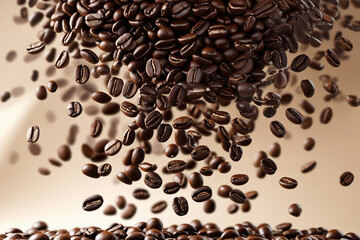 Obraz premium coffee beans background