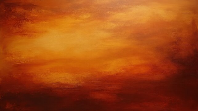 Burnt sienna backdrop creating a warm and rustic atmosphere filled with earthy tones and a calming presence
