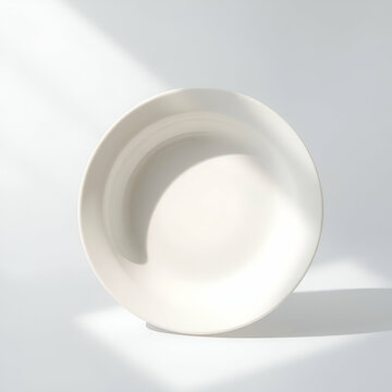white porcelain plate
