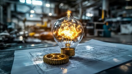 Creative insights innovative ideas and inspiration in an engineering workshop environment