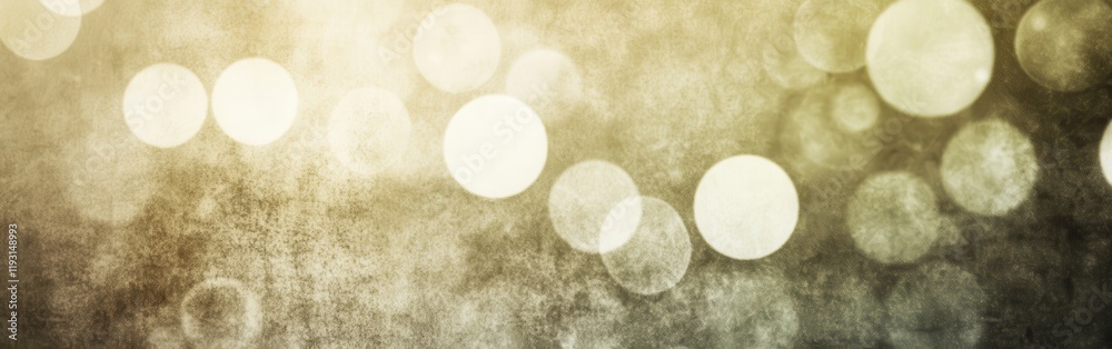 Aufkleber Captivating bokeh background with muted olive green tones creating a serene atmosphere for creative projects