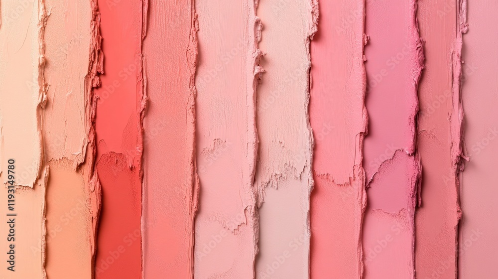 Poster Smooth gradient fill transitioning from muted pink to soft coral, showcasing textured depth and color variation