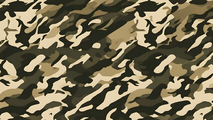Naklejka premium camouflage, light background, khaki color, stylish army print