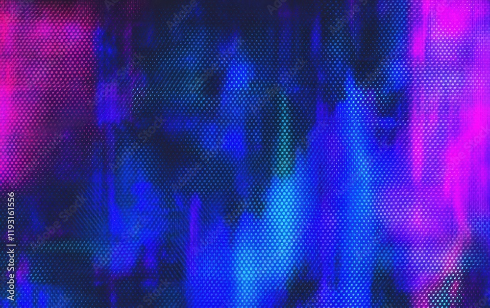 Poster vibrant abstract background with colorful halftone patterns creating a dynamic visual experience for