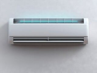 Air conditioning installation residential home product showcase modern interior front view comfort solutions