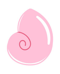 Spiral seashell underwater aquatic wildlife