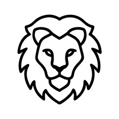 lion pride icon, lion pride line art - simple line art of lion pride, perfect for lion pride logos and icons and themed design