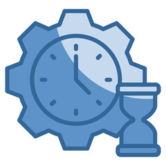 Time Management Icon Element For Design