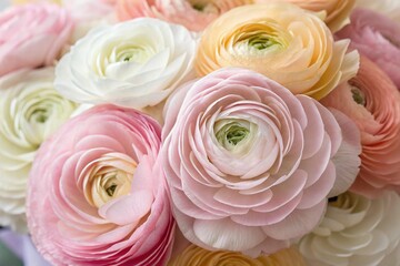 pink and white roses flower pattern isolated on white background