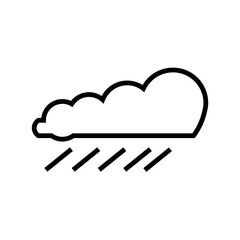 rain silhouette icon design template