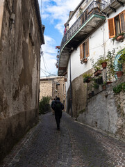 Pesche in the province of Isernia is a characteristic village of Molise