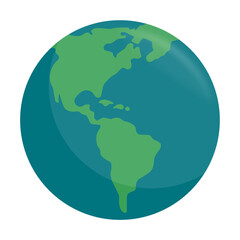 Earth vector design isolated on white background