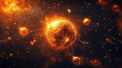 The Burning Cosmic Network