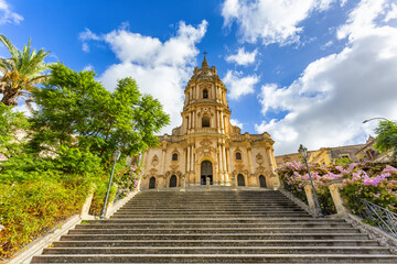 View of the Cathedral of Modica, Church of San Giorgio