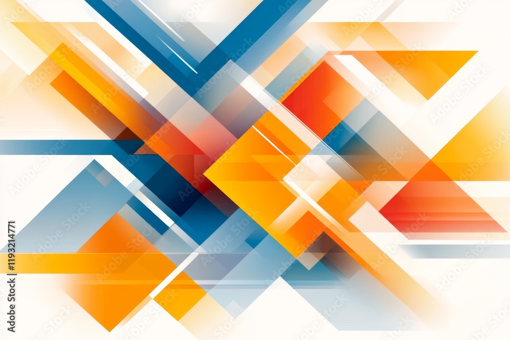 Poster a vector image of fireworks with bold, geometric shapes and bright gradients, suitable for modern ev