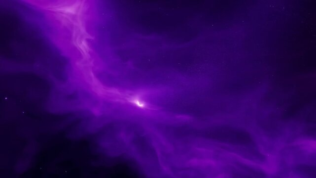 abstract space scene with purple and black colors seamless looping motion background