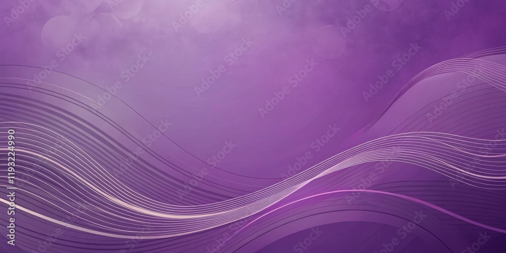 Poster Abstract Purple Swirling Lines Background Design with Subtle Texture and Soft Gradient