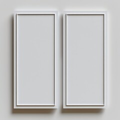 Mockup of a blank corporate flyer set against a white background, ideal for branding, marketing, and promotional design.