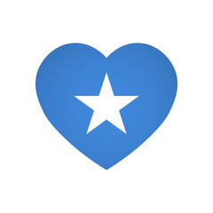 Somalia flag - rectangle colorful flag representing a country cultural identity and heritage. The essence of national pride and unity. Attached by the corners in a paper album