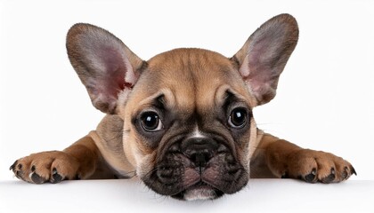 Obraz premium french bulldog puppy isolated on white background cutout