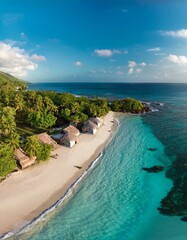 Generated image Overhead view of surfers catching waves on Arugam Bay’s golden shore.