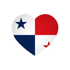 Panama flag - rectangle colorful flag representing a country cultural identity and heritage. The essence of national pride and unity. Attached by the corners in a paper album