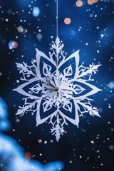 Paper Snowflake Decoration