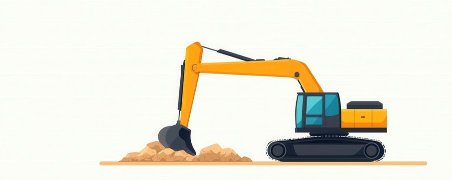 Construction event minimalist crane logo clipart for design projects