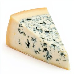 Artisan blue cheese delight gourmet food market product photography indoor setting close-up view culinary indulgence, isolated on white background