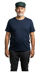 Fototapeta premium Smiling Mature Man in a Cap