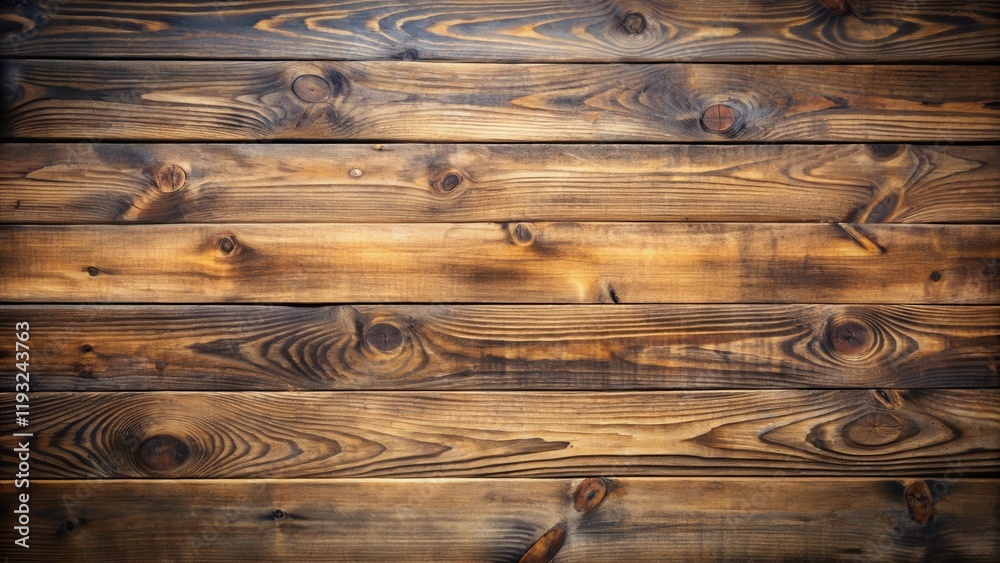 Poster rustic brown wooden planks background texture for design projects