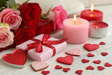 Happy Valentine's Day Celebrations Background