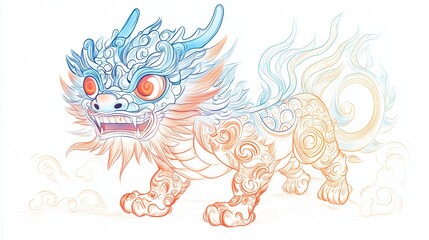 Auspicious Divine Beast Auspicious Beast Diagram