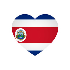 Costa Rica flag - rectangle colorful flag representing a country cultural identity and heritage. The essence of national pride and unity. Attached by the corners in a paper album