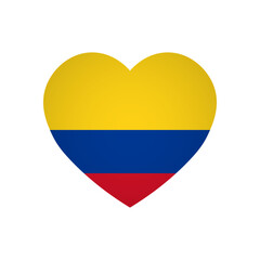 Fototapeta premium Colombia flag - rectangle colorful flag representing a country cultural identity and heritage. The essence of national pride and unity. Attached by the corners in a paper album