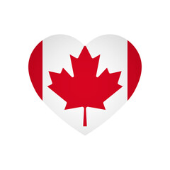 Obraz premium Canada flag - rectangle colorful flag representing a country cultural identity and heritage. The essence of national pride and unity. Attached by the corners in a paper album