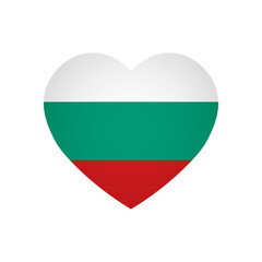 Bulgaria flag - rectangle colorful flag representing a country cultural identity and heritage. The essence of national pride and unity. Attached by the corners in a paper album