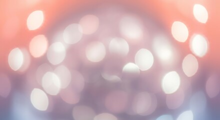 Obraz premium Soft Bokeh Lights in Pastel Hues Create a Dreamy Background