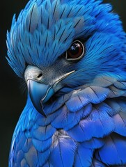 Fototapeta premium Striking Blue Macaw