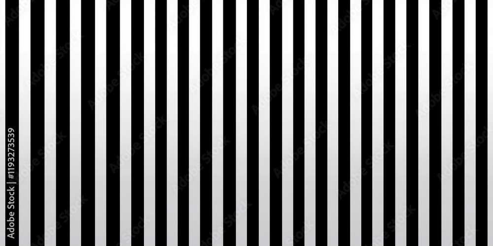 Poster black and white vertical stripes creating modern and stylish pattern