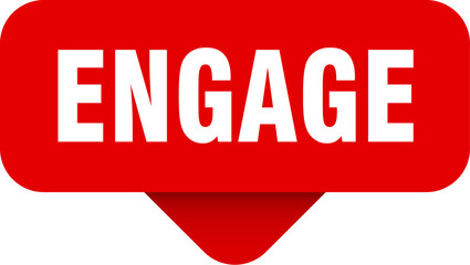 engage sticker. engage sign on transparent background