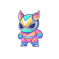 Dynamic cartoon character action digital art showcase colorful environment creative perspective fun concept