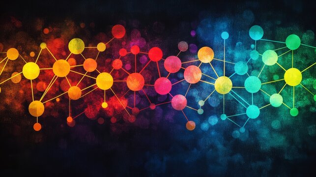 Colorful network connections