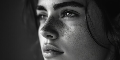 Introspective Expression of a Woman