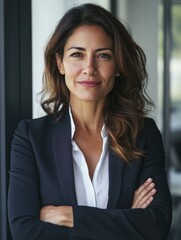 Fototapeta premium Businesswoman Portrait - Confident Executive
