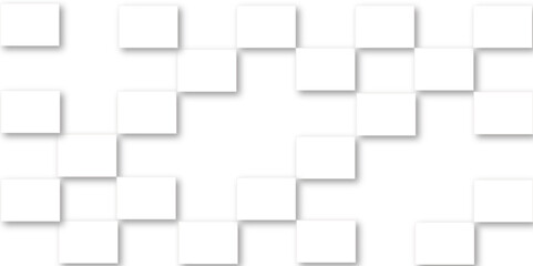 Simple Square cube box plate board on white wall background. 3d rendering. Multiple Horizontal Business Card Modern Mockup for Branding Presentation, Corporate Identity, Advertising, Graphic design.