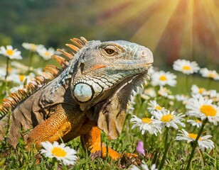 Obraz premium Zwischen Blumen