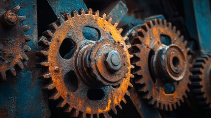 Industrial rusty background