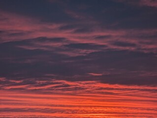 Fototapeta premium sunset in the sky