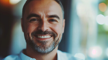 smiling man portrait
